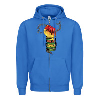 True Royal free ish since 1865 Zipper Hoodie - BarkalooDesign