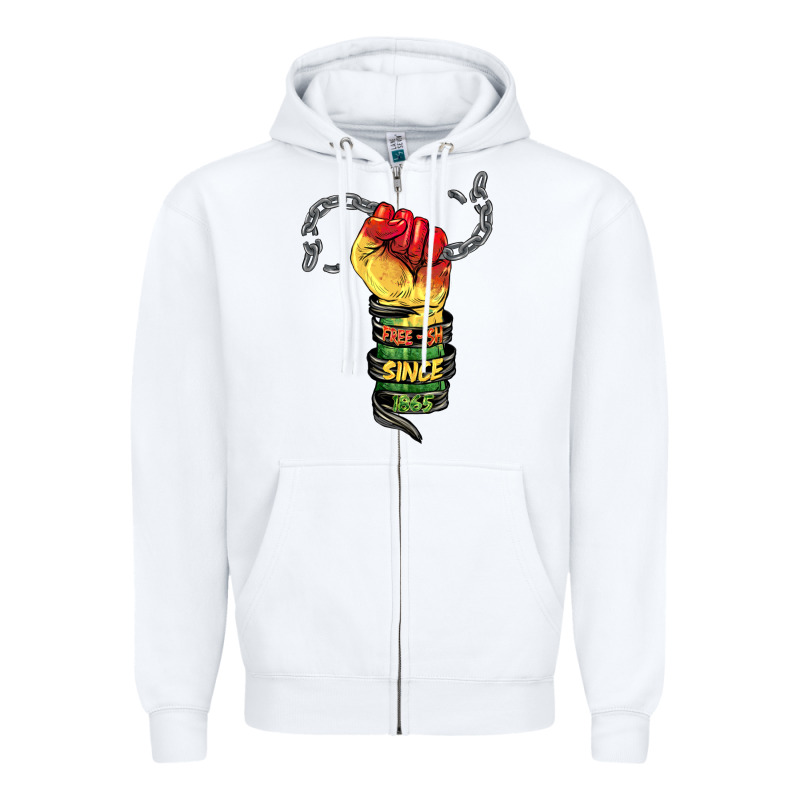 Free Ish Since 1865 Zipper Hoodie by BarkalooDesign | Teevron