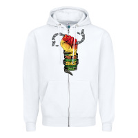 White free ish since 1865 Zipper Hoodie - BarkalooDesign