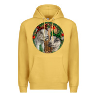 Antique Gold Baby Goats Christmas Premium Hoodie - RanaPortraitStore