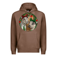 Chestnut Baby Goats Christmas Premium Hoodie - RanaPortraitStore
