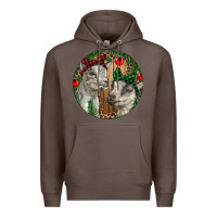 Coffee Baby Goats Christmas Premium Hoodie - RanaPortraitStore