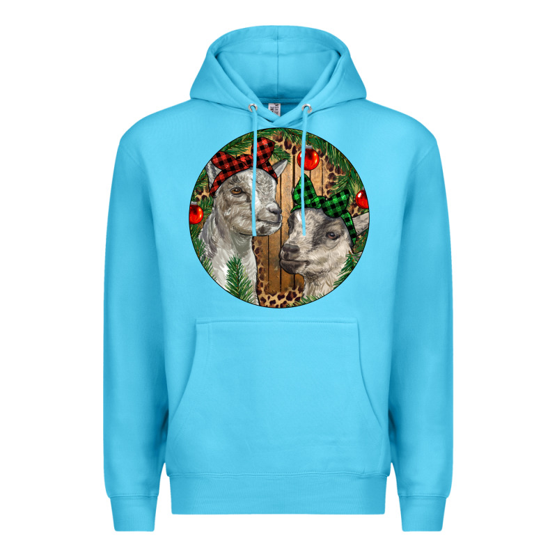 Baby Goats Christmas Premium Hoodie by RanaPortraitStore | Teevron