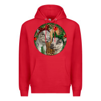Red Baby Goats Christmas Premium Hoodie - RanaPortraitStore