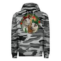 Slate Camo Baby Goats Christmas Premium Hoodie - RanaPortraitStore