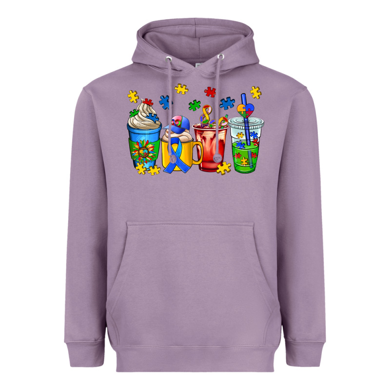Autism Coffee Cup Heavyweight Hoodie by AdoDesignShop | Teevron
