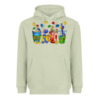 Matcha autism coffee cup Heavyweight Hoodie - AdoDesignShop