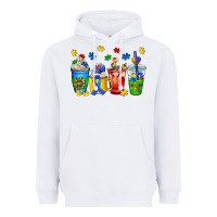 White autism coffee cup Heavyweight Hoodie - AdoDesignShop