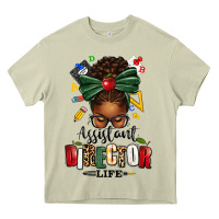 Mossy assistant director life afro messy bun Heavy Core Tee - texasbilliewilder