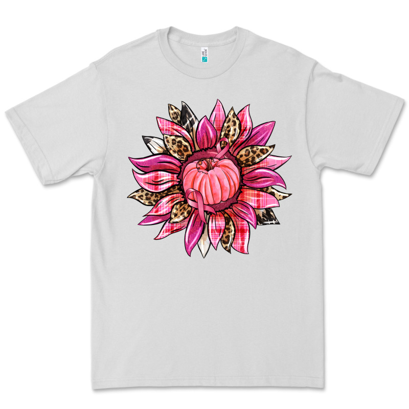 Breast Cancer Sunflower Premium Tee by texasbilliewilder | Teevron
