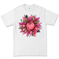 White breast cancer sunflower Premium Tee - texasbilliewilder