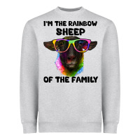 Heather Grey i'm the rainbow sheep of the family suffolk sheep Heavyweight Sweatshirt - Artiststas