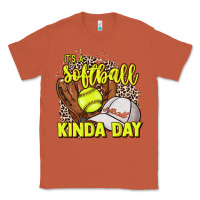 Copper It's a Softball kinda day leopard Classic Tee - HowdyJamesFarm