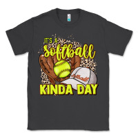 Smoke It's a Softball kinda day leopard Classic Tee - HowdyJamesFarm