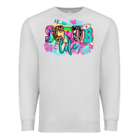 Dove Grey scrub life Premium Sweatshirt - AdoDesignShop