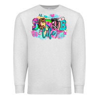 Oatmeal Heather scrub life Premium Sweatshirt - AdoDesignShop