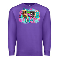 Purple scrub life Premium Sweatshirt - AdoDesignShop