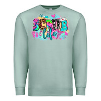 Seafoam scrub life Premium Sweatshirt - AdoDesignShop