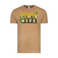 Vintage Camel St. Patrick's Somebody's lucky ass wife Vintage Tee - CowGirlArtShop