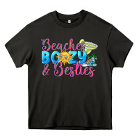 Asphalt Beaches boozy besties Summer Heavy Core Tee - NancyCooperArtShop