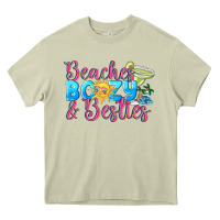 Mossy Beaches boozy besties Summer Heavy Core Tee - NancyCooperArtShop
