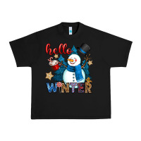 Black hello winter Urban Heavy Tee - OliviaCreatesArt