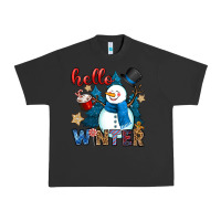 Pigment Black hello winter Urban Heavy Tee - OliviaCreatesArt