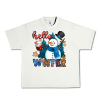Pistachio hello winter Urban Heavy Tee - OliviaCreatesArt