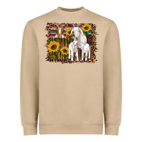 Mushroom gats baby gots sunflowers wooden serape leopard Heavyweight Sweatshirt - Artiststas