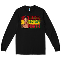 Black black history month black girl Long Sleeve Tee - FaDigitalArtStudio