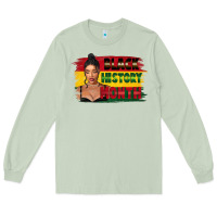 Matcha black history month black girl Long Sleeve Tee - FaDigitalArtStudio