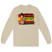 Mushroom black history month black girl Long Sleeve Tee - FaDigitalArtStudio