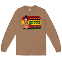 Toasted Coconut black history month black girl Long Sleeve Tee - FaDigitalArtStudio