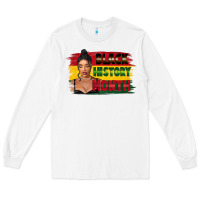 White black history month black girl Long Sleeve Tee - FaDigitalArtStudio