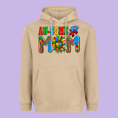 Ausome Autism Mom Heavyweight Hoodie Designed By Adodesignshop