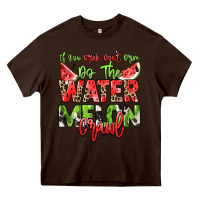 Chocolate Brown If you drink don't drive do the watermelon crawl Heavy Core Tee - NancyCooperArtShop