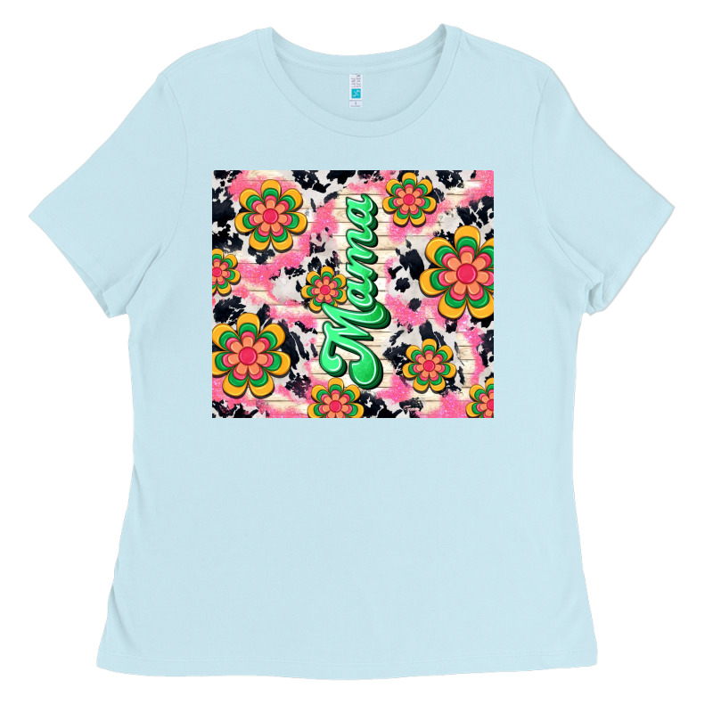 Mama With Hippie Daisies Ladies Tee by TumblerDesignByShophia | Teevron