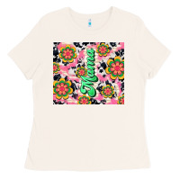Bone mama with hippie daisies Ladies Tee - TumblerDesignByShophia