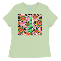 Matcha mama with hippie daisies Ladies Tee - TumblerDesignByShophia