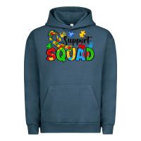 Pigment Midnight Navy support squad Urban Hoodie - JahusDesignShop