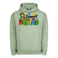 Pigment Oil Green support squad Urban Hoodie - JahusDesignShop