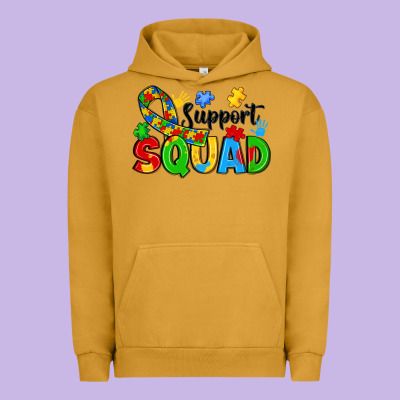 Support Squad Urban Hoodie Designed By Jahusdesignshop