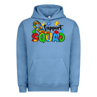 Pigment Pebble Blue support squad Urban Hoodie - JahusDesignShop