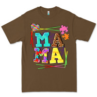 Cacao Autism Mama Premium Tee - NancyCooperArtShop