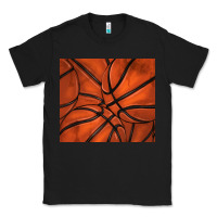 Black distressed basketball pattern Classic Tee - TumblerDesignByShophia