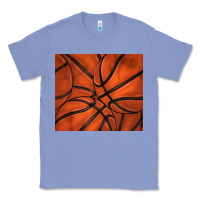 Colony Blue distressed basketball pattern Classic Tee - TumblerDesignByShophia