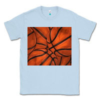 Dusty Blue distressed basketball pattern Classic Tee - TumblerDesignByShophia