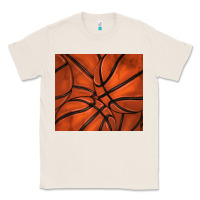 Natural distressed basketball pattern Classic Tee - TumblerDesignByShophia