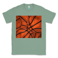 Sage distressed basketball pattern Classic Tee - TumblerDesignByShophia