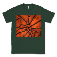 Sports Green distressed basketball pattern Classic Tee - TumblerDesignByShophia